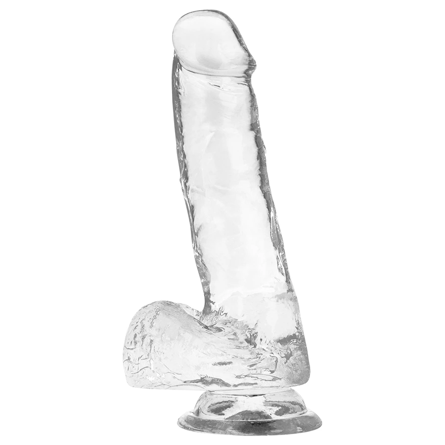 X RAY - CAZZO TRASPARENTE CON SFERE 18.5 CM X 3.8 CM